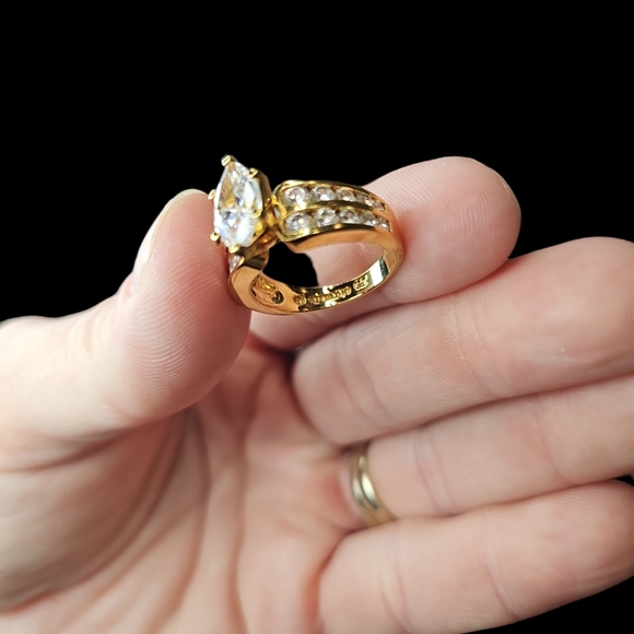 💛14k gold plated sterling sliver rings💛 - Picture 5 of 5